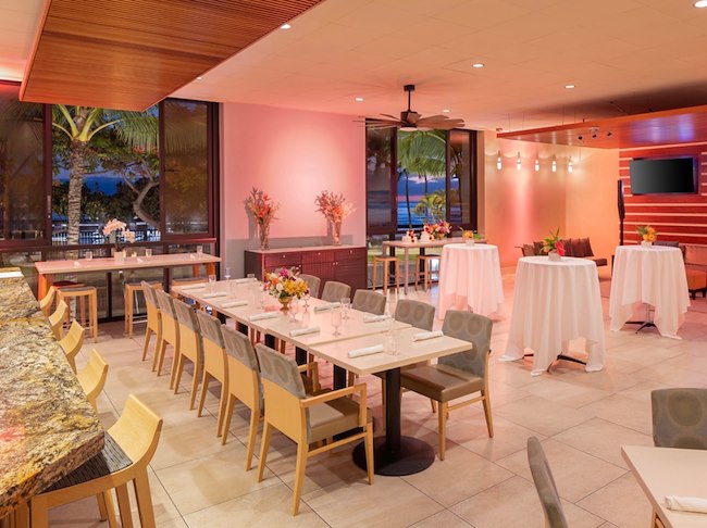 Built in reception style seating